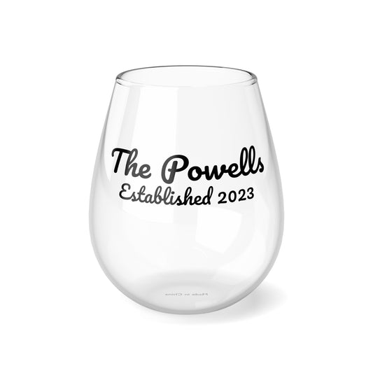 Personalized Stemless Wine Glass, 11.75oz