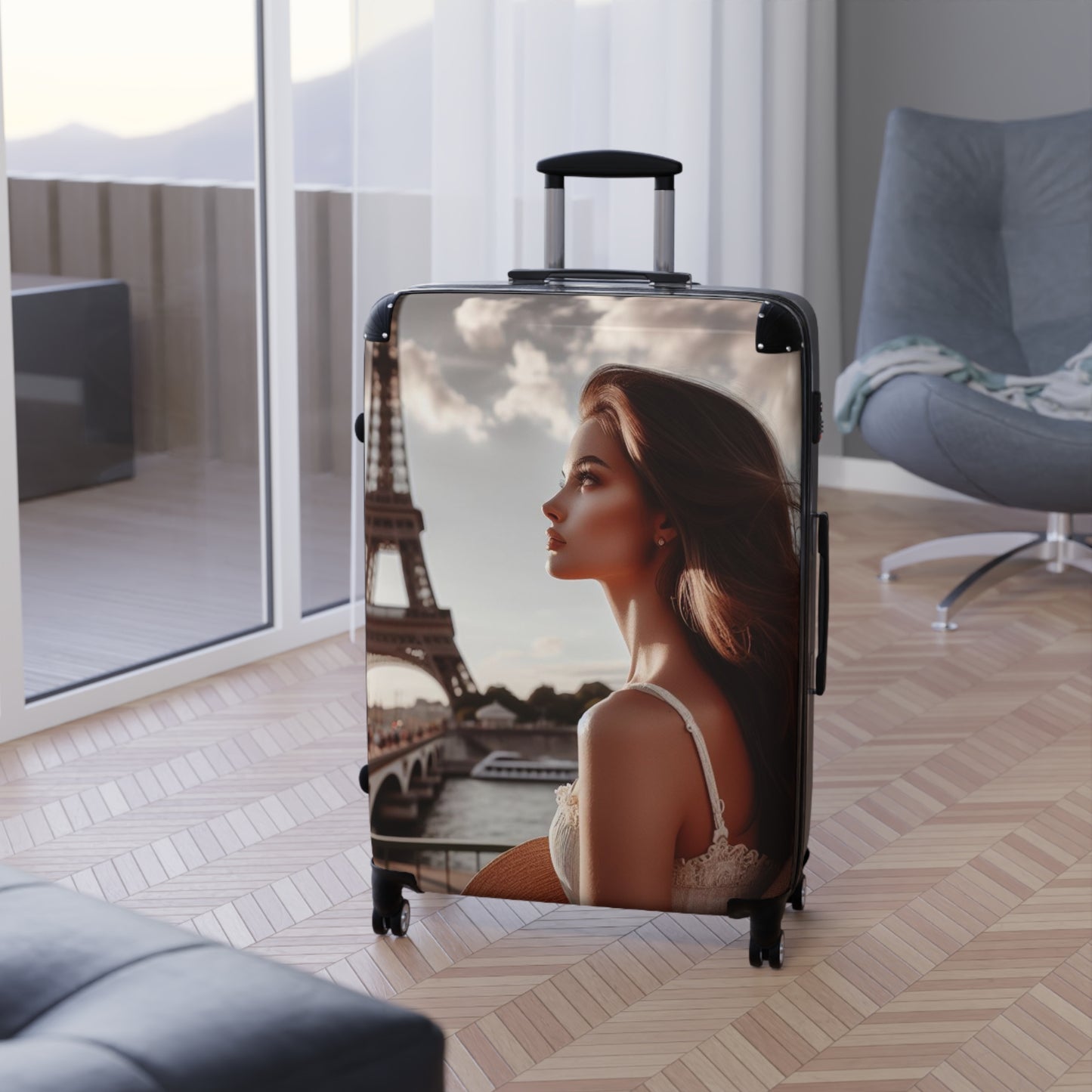 Suitcase "Bon Voyage France"