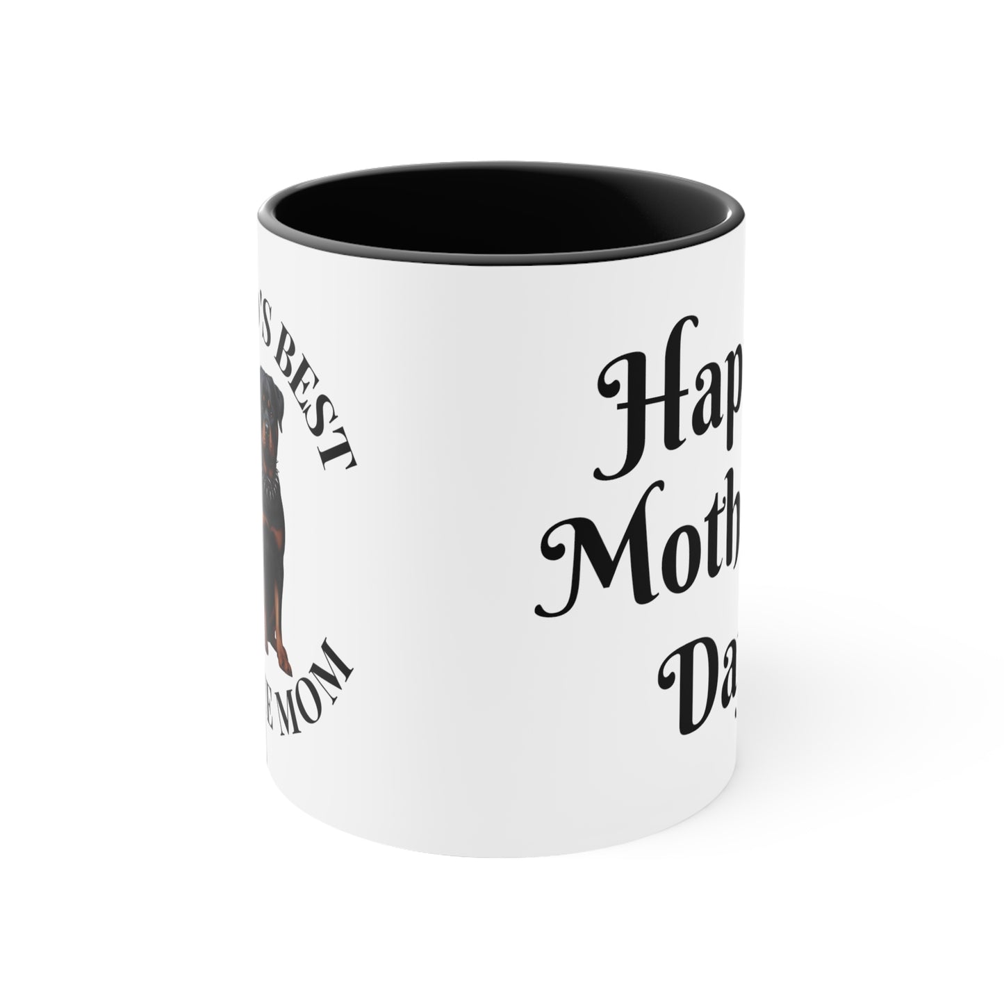 Accent Coffee Mug, 11oz "Rottie Mom"