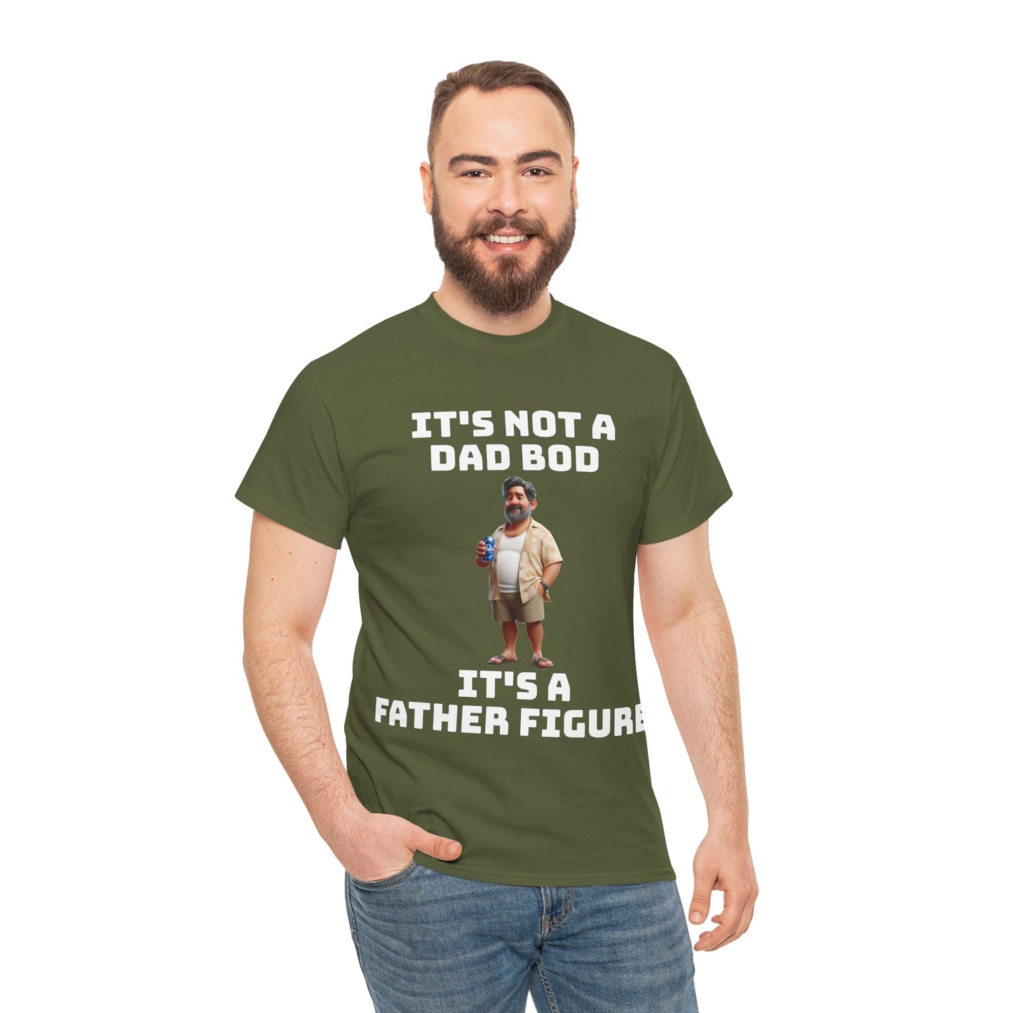 Unisex Heavy Cotton Tee “Dad Bod”