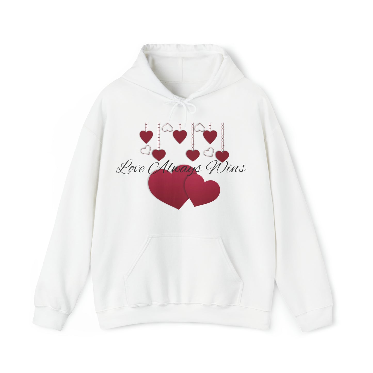 Sudadera con capucha de mujer “El amor siempre gana"