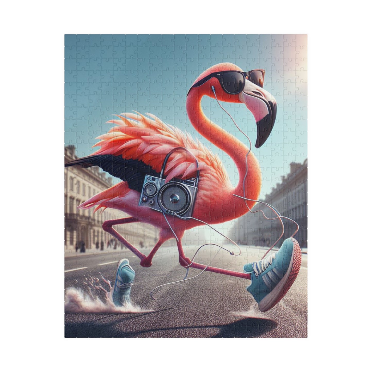 Puzzle (110, 252, 520 piece) "Hip Hop Flamingo"