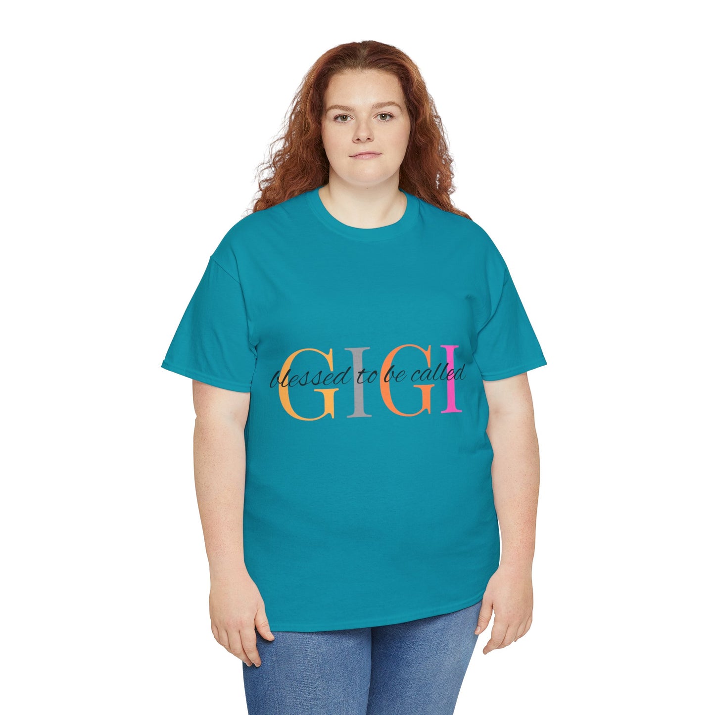 Unisex Heavy Cotton Tee "Blessed GiGi"