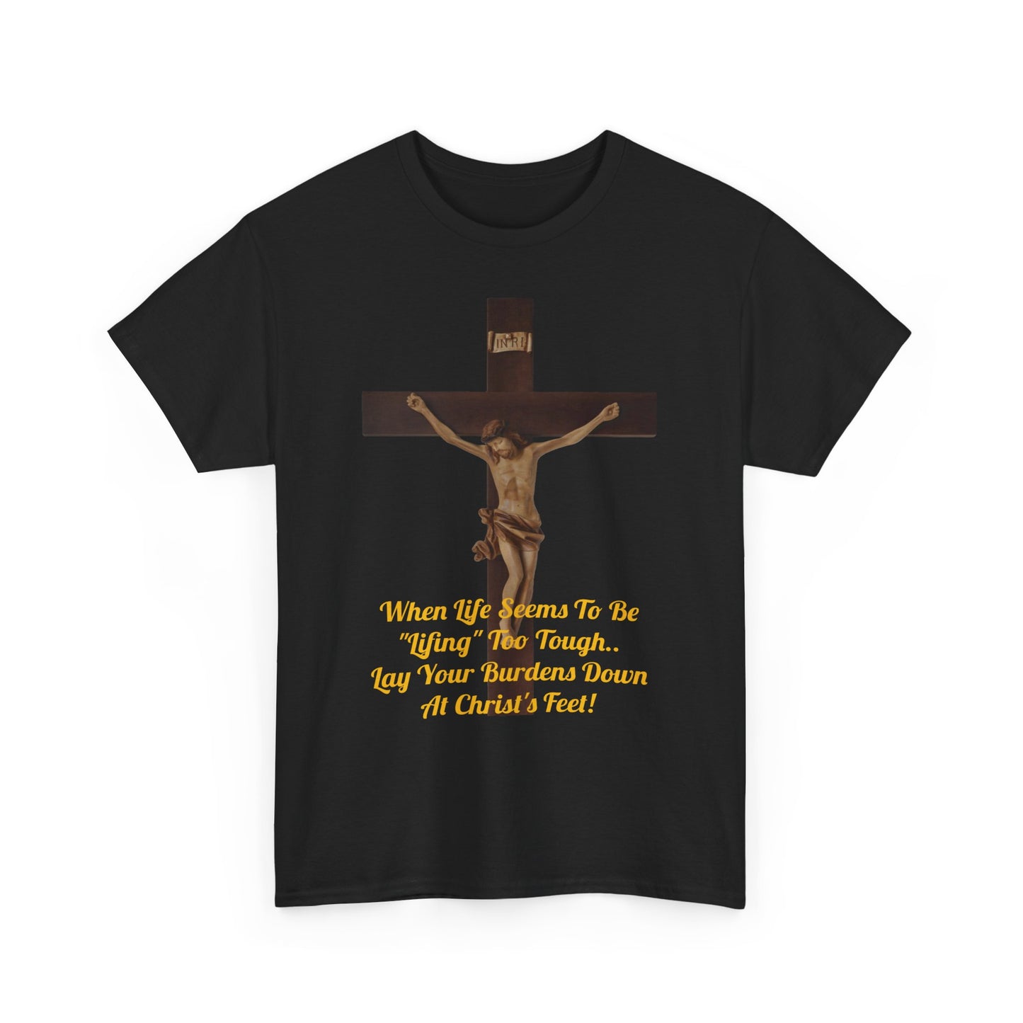 Camiseta unisex de algodón pesado "Cuando la vida es vida"