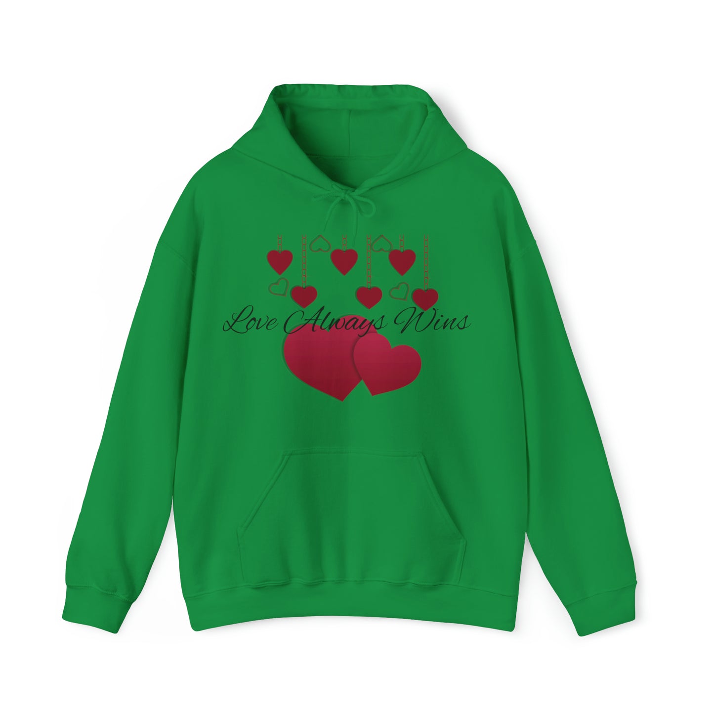 Sudadera con capucha de mujer “El amor siempre gana"