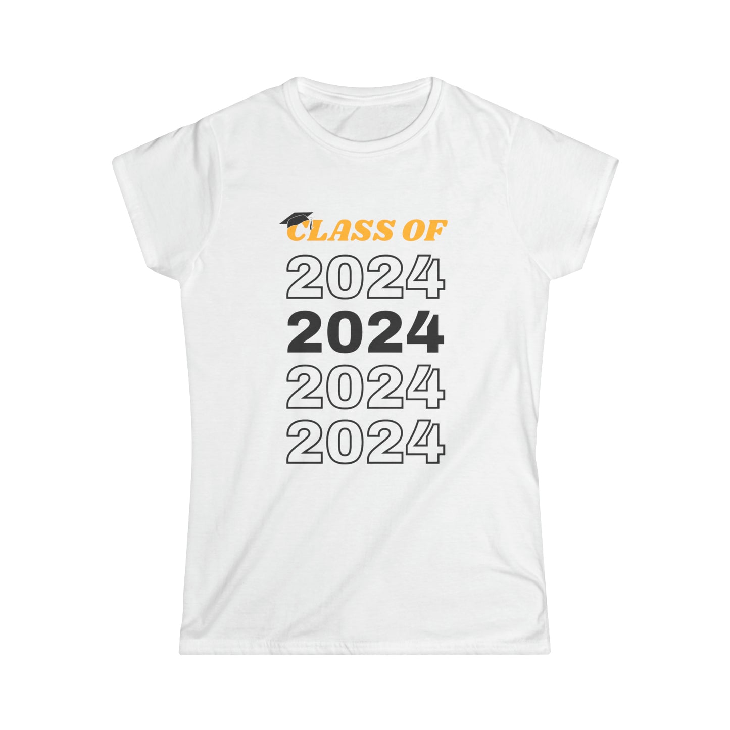 Women's Softstyle Tee "Class of 2024"