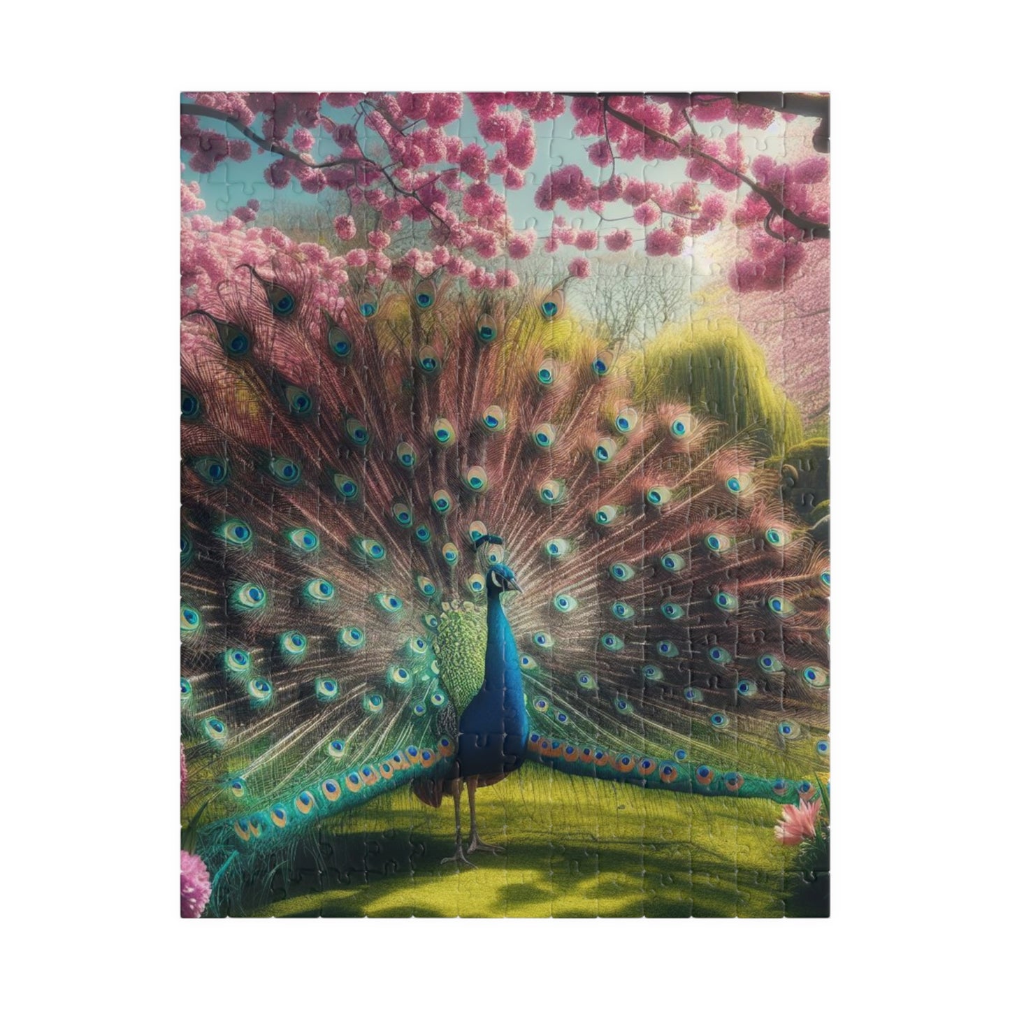 Puzzle (110, 252, 520 piece) "Peacock"