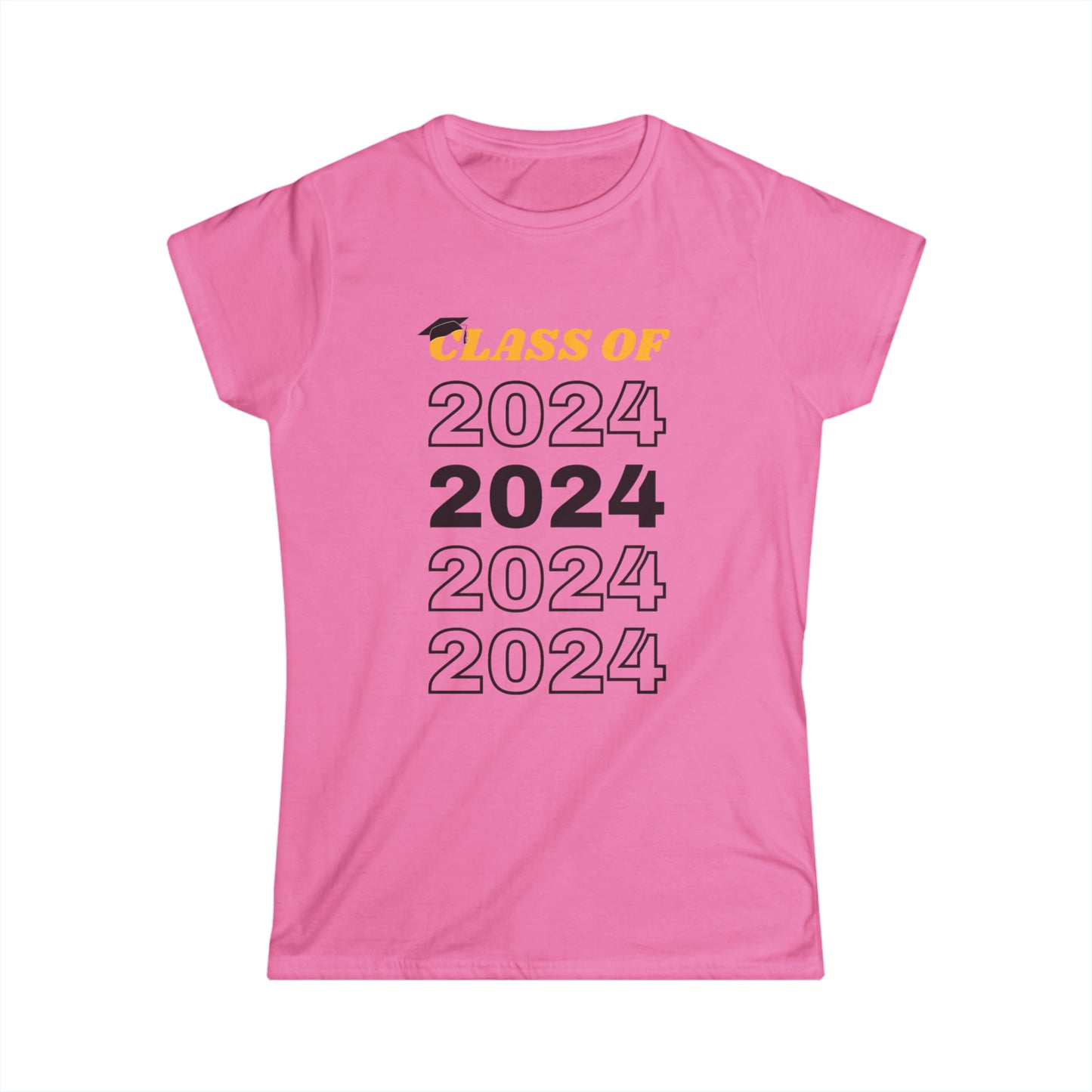 Women's Softstyle Tee "Class of 2024"