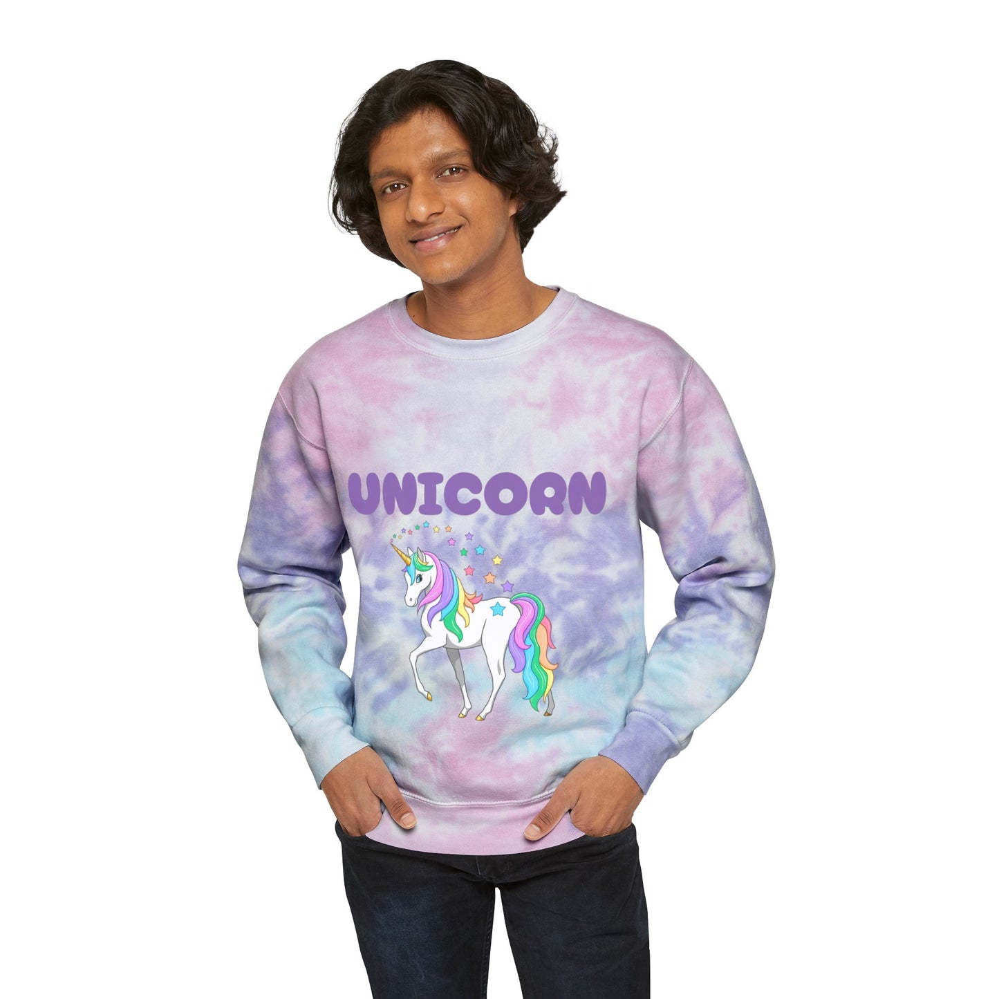 Unisex Tie-Dye Sweatshirt “Unicorn”