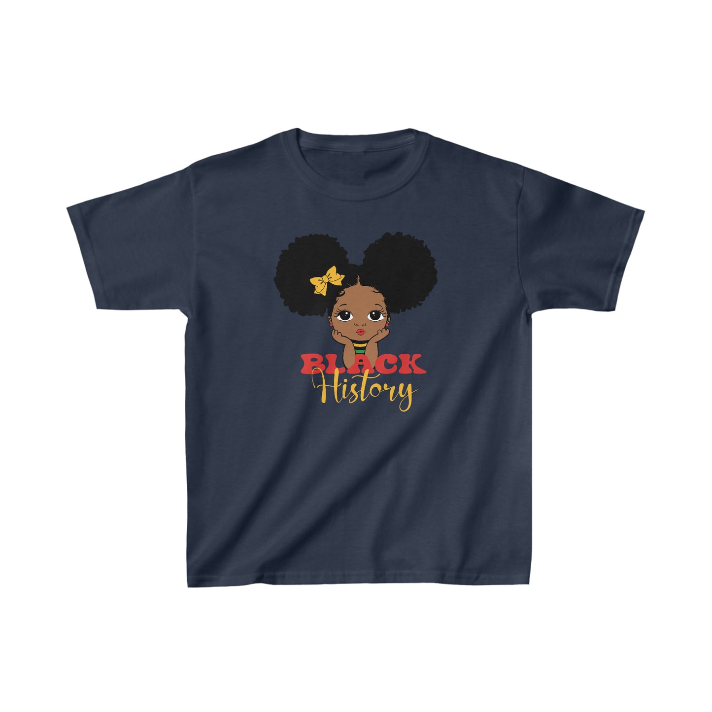 Camiseta para niños Heavy Cotton™ “Historia Negra”