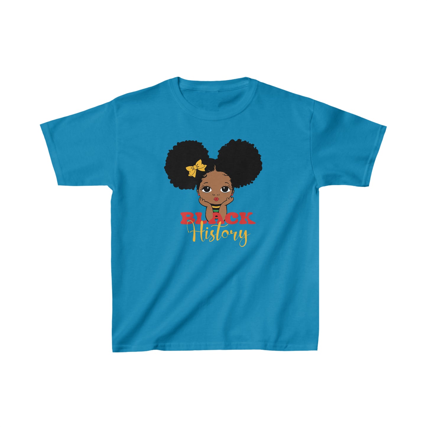 Camiseta para niños Heavy Cotton™ “Historia Negra”