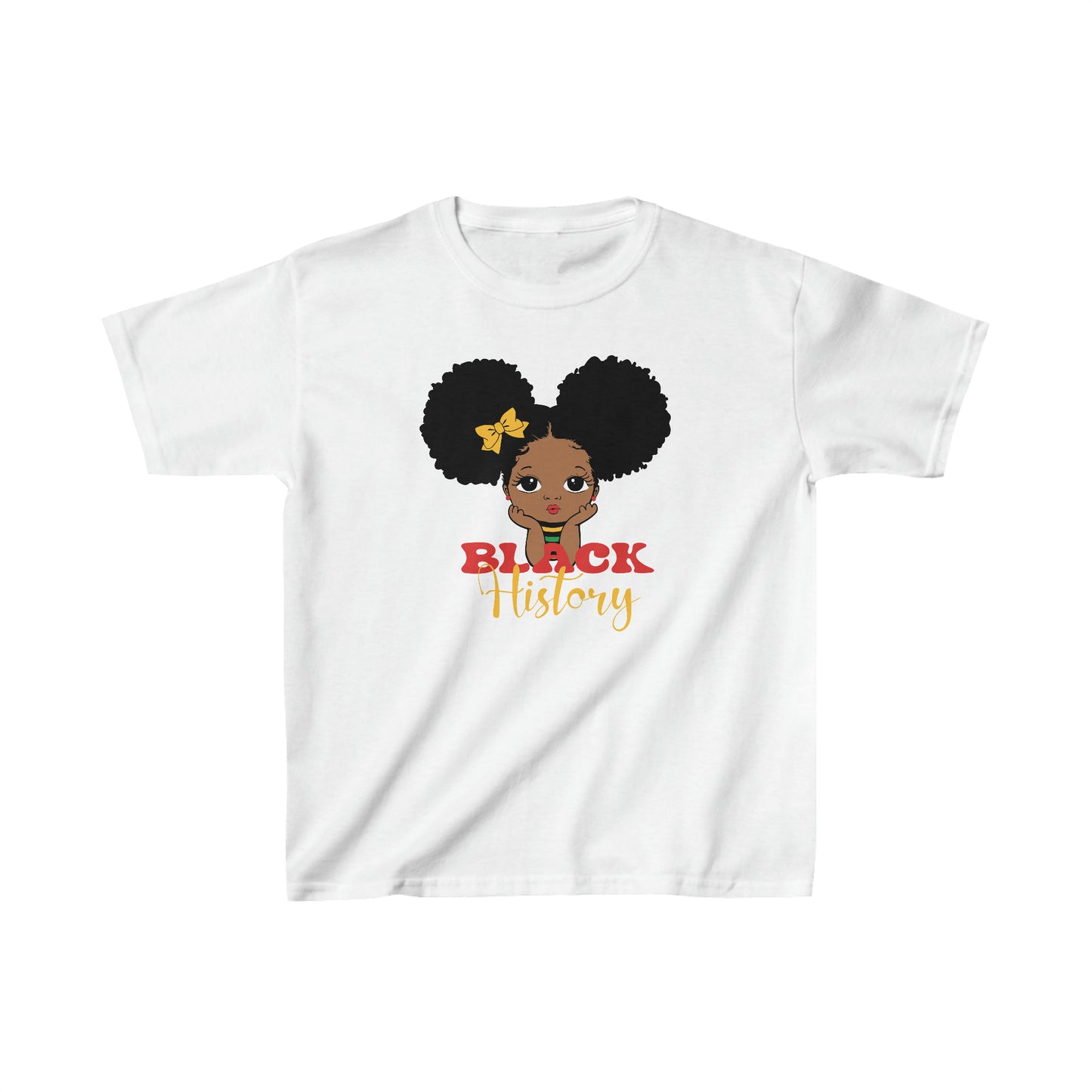 Camiseta para niños Heavy Cotton™ “Historia Negra”