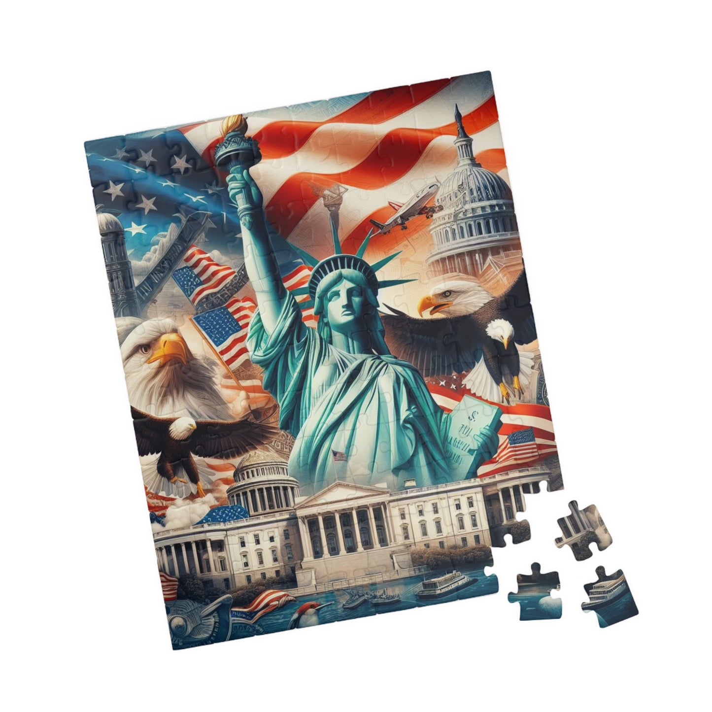 Puzzle (110, 252, 520 piece) "Freedom"