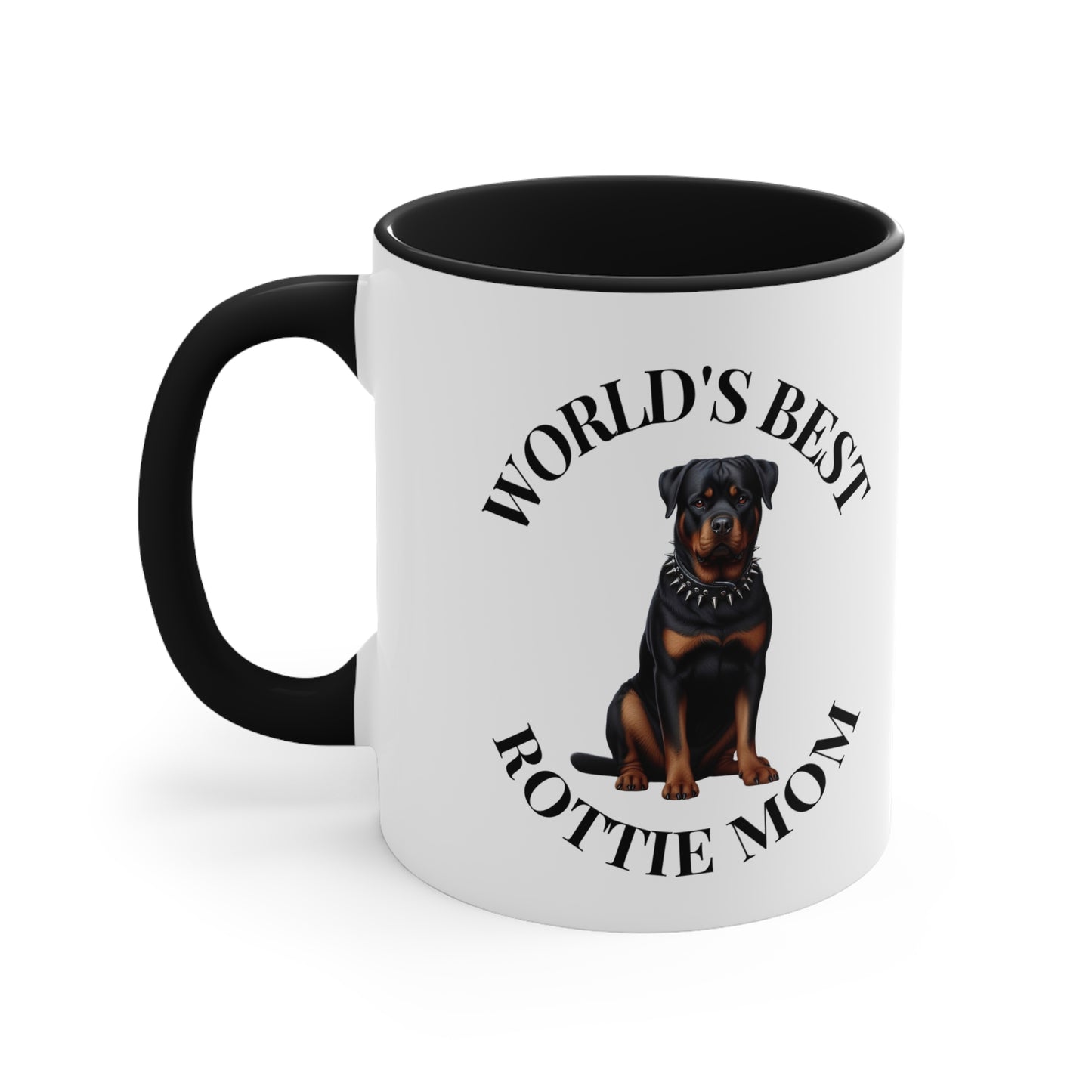 Accent Coffee Mug, 11oz "Rottie Mom"