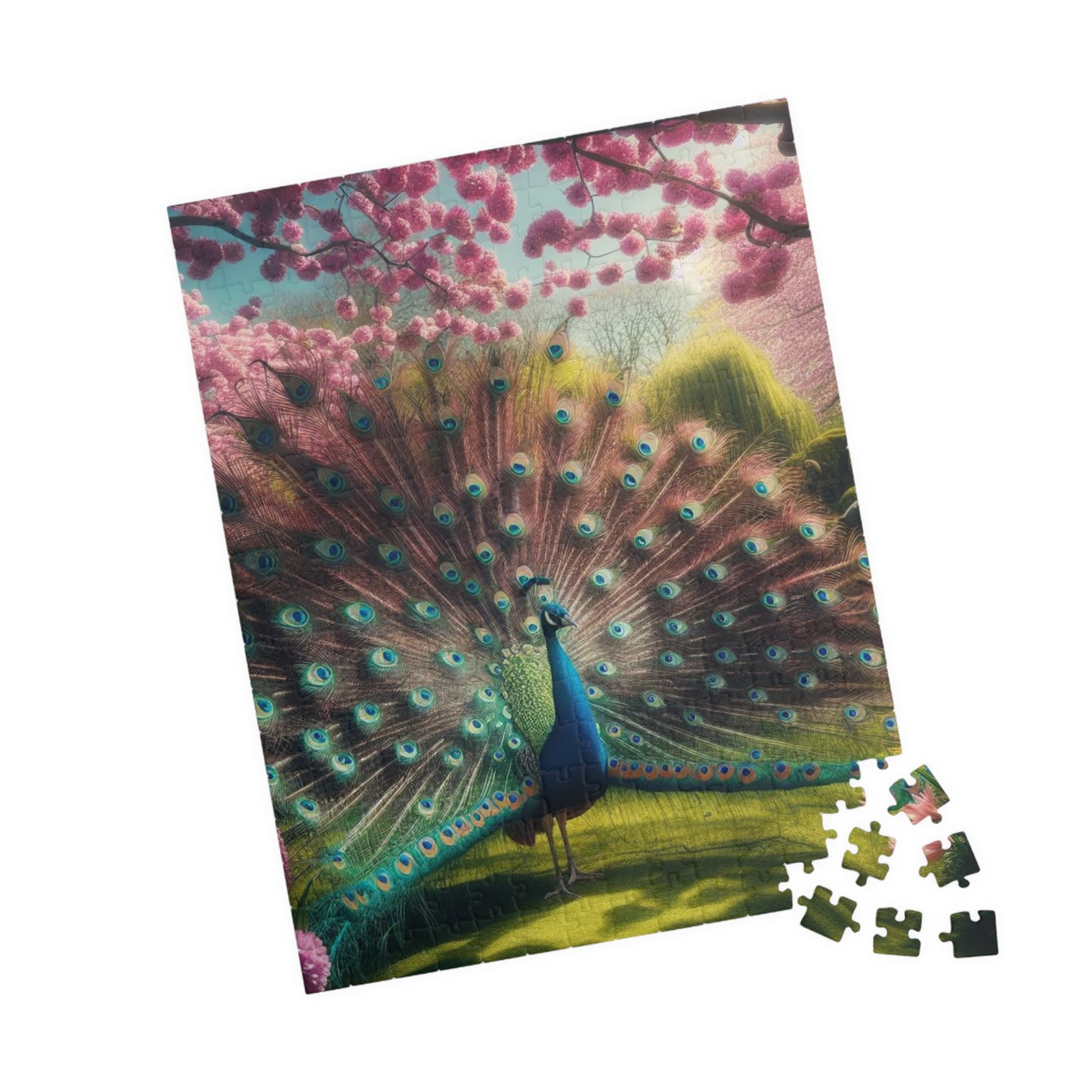 Puzzle (110, 252, 520 piece) "Peacock"