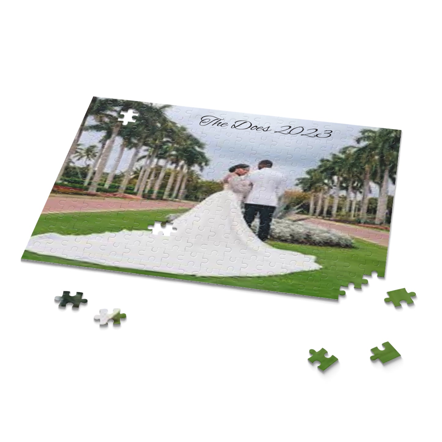 Puzzle (120, 252, 500-Piece) Customizable “Wedding Day”