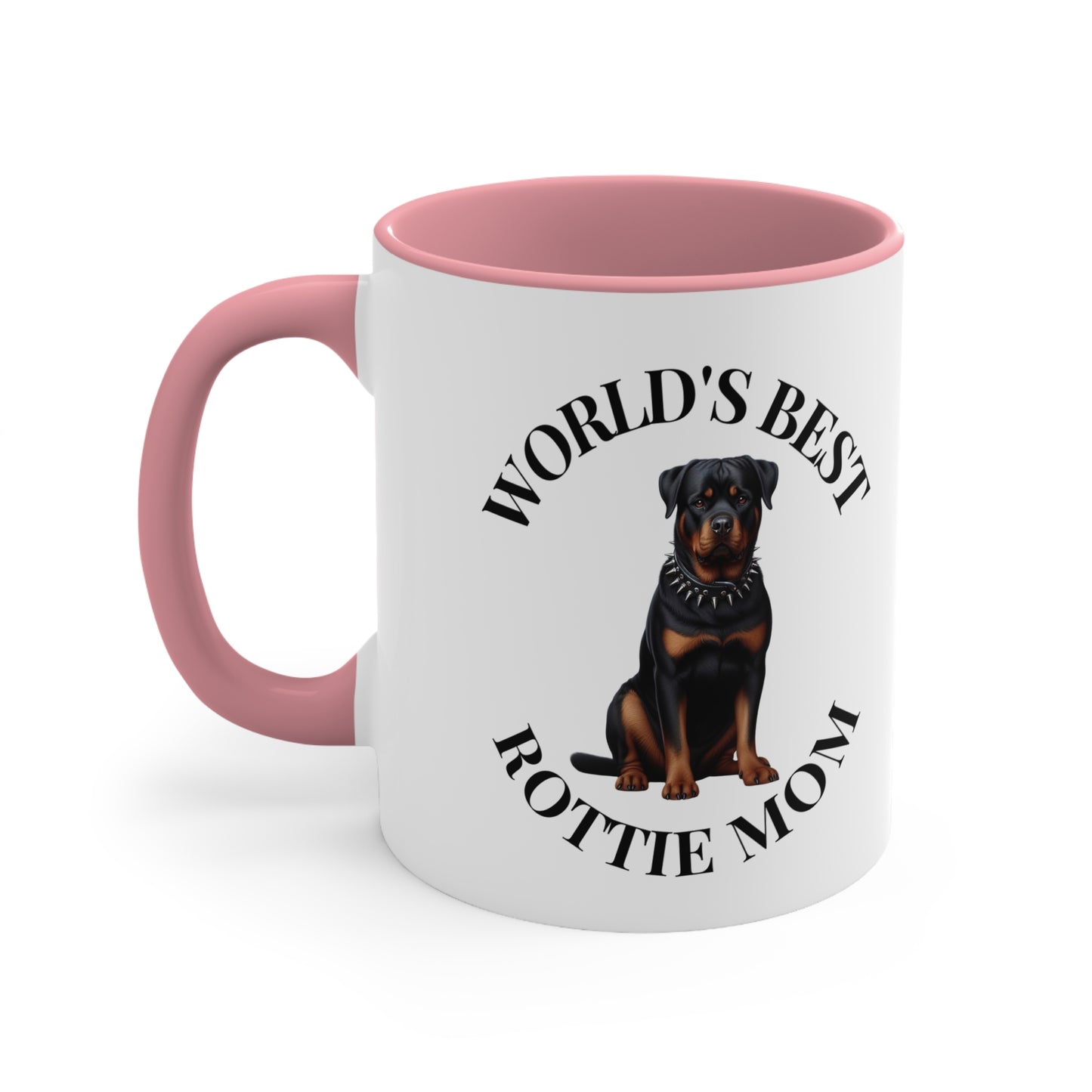 Accent Coffee Mug, 11oz "Rottie Mom"