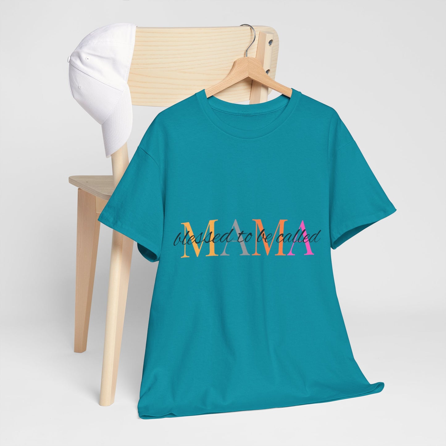 Unisex Heavy Cotton Tee "Blessed Mama"