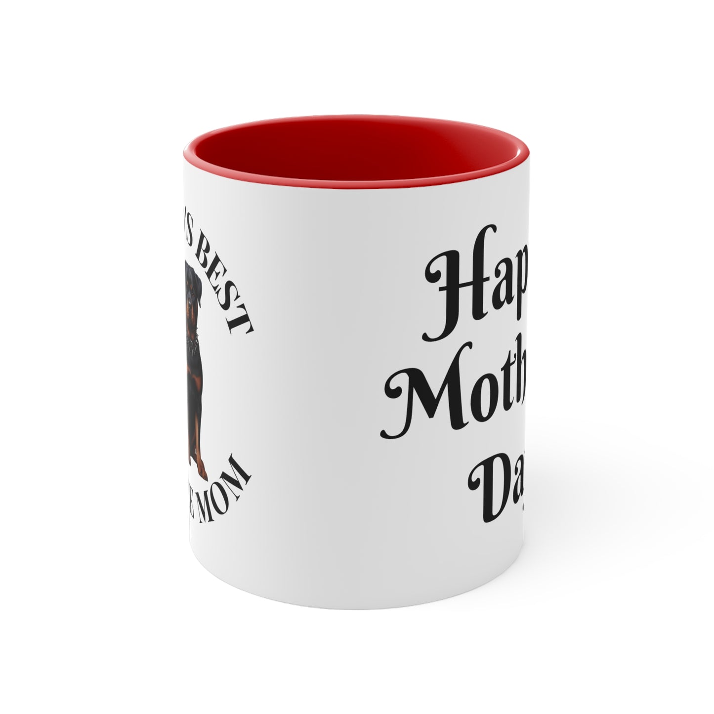 Accent Coffee Mug, 11oz "Rottie Mom"