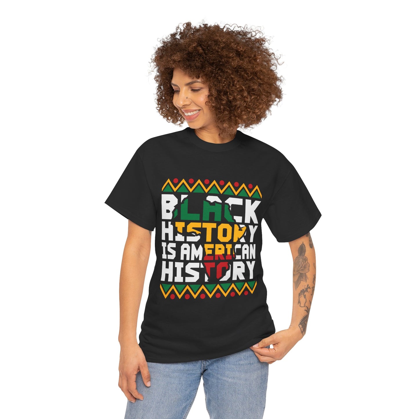 Unisex Heavy Cotton Tee “Black American History II”