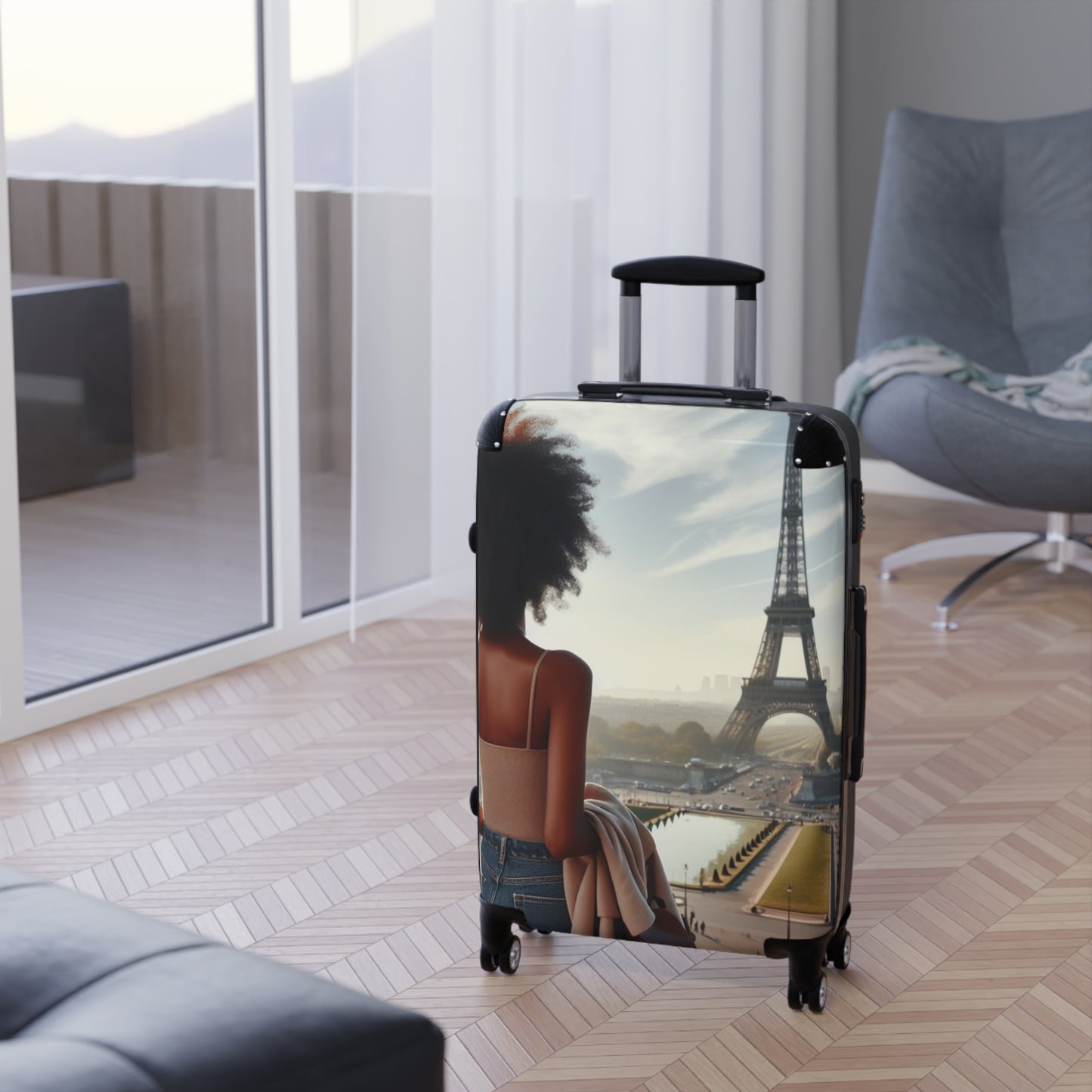 Suitcase "Bon Voyage France"