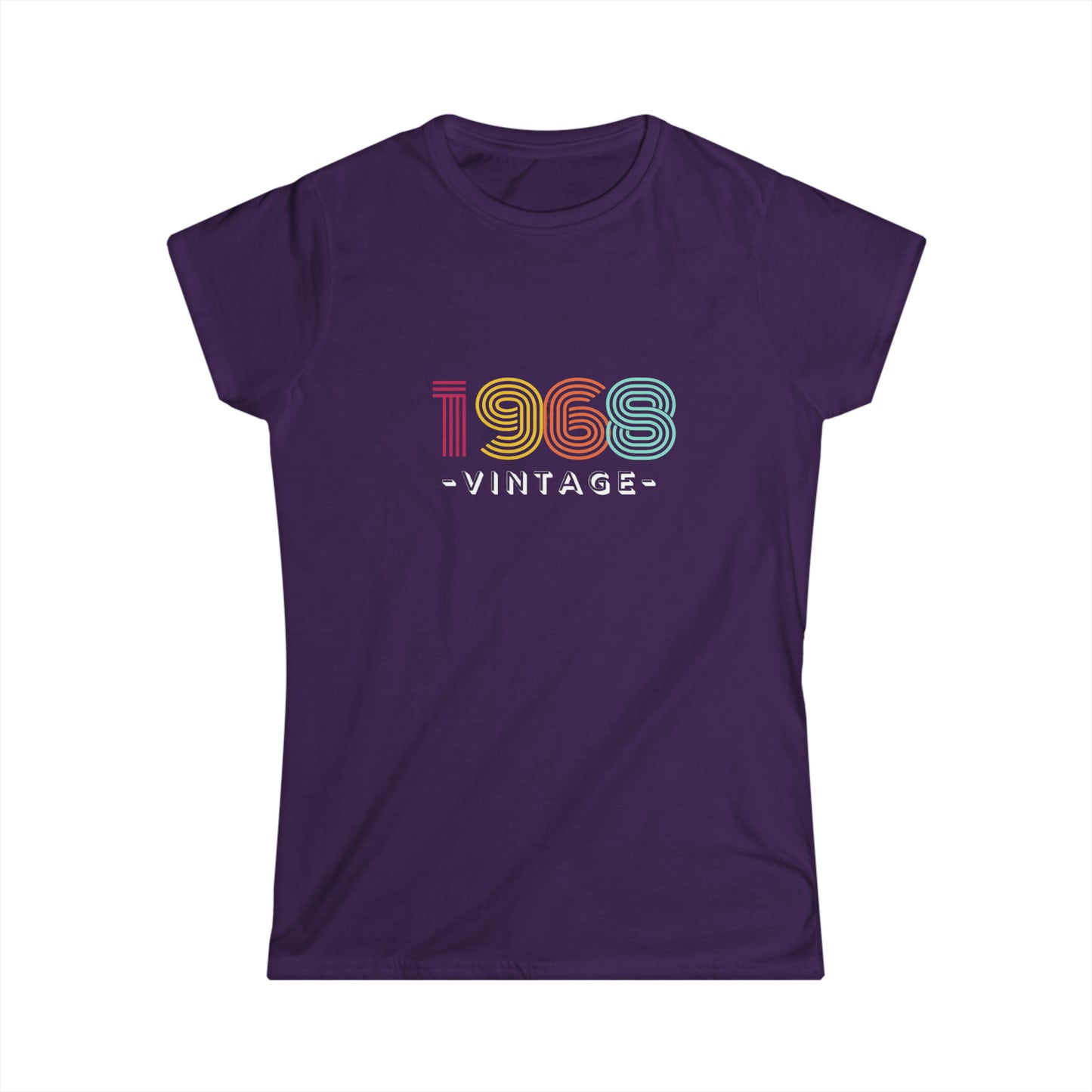 Women's Softstyle Tee "Vintage + Year"