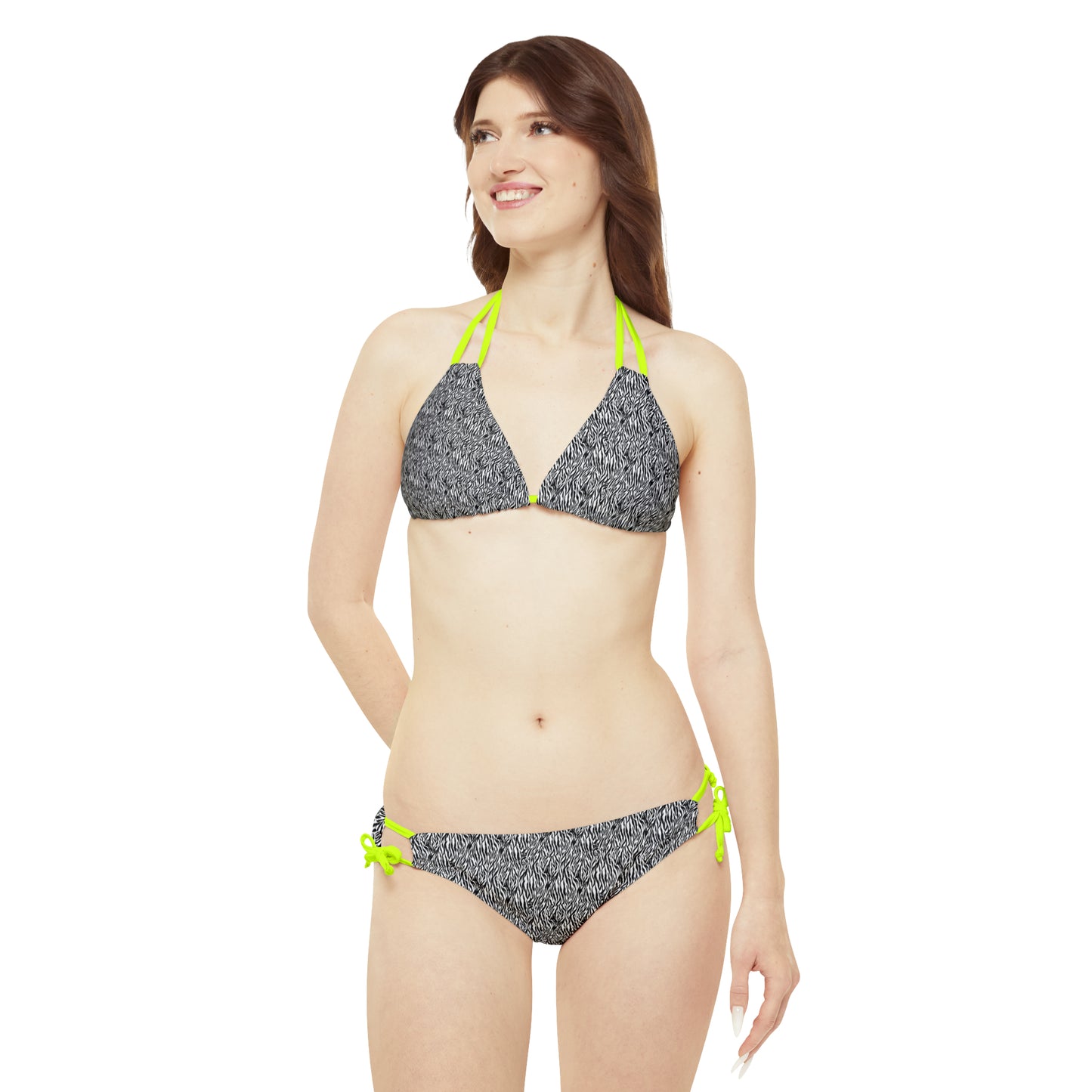 Conjunto Bikini Tiras "Cebra"