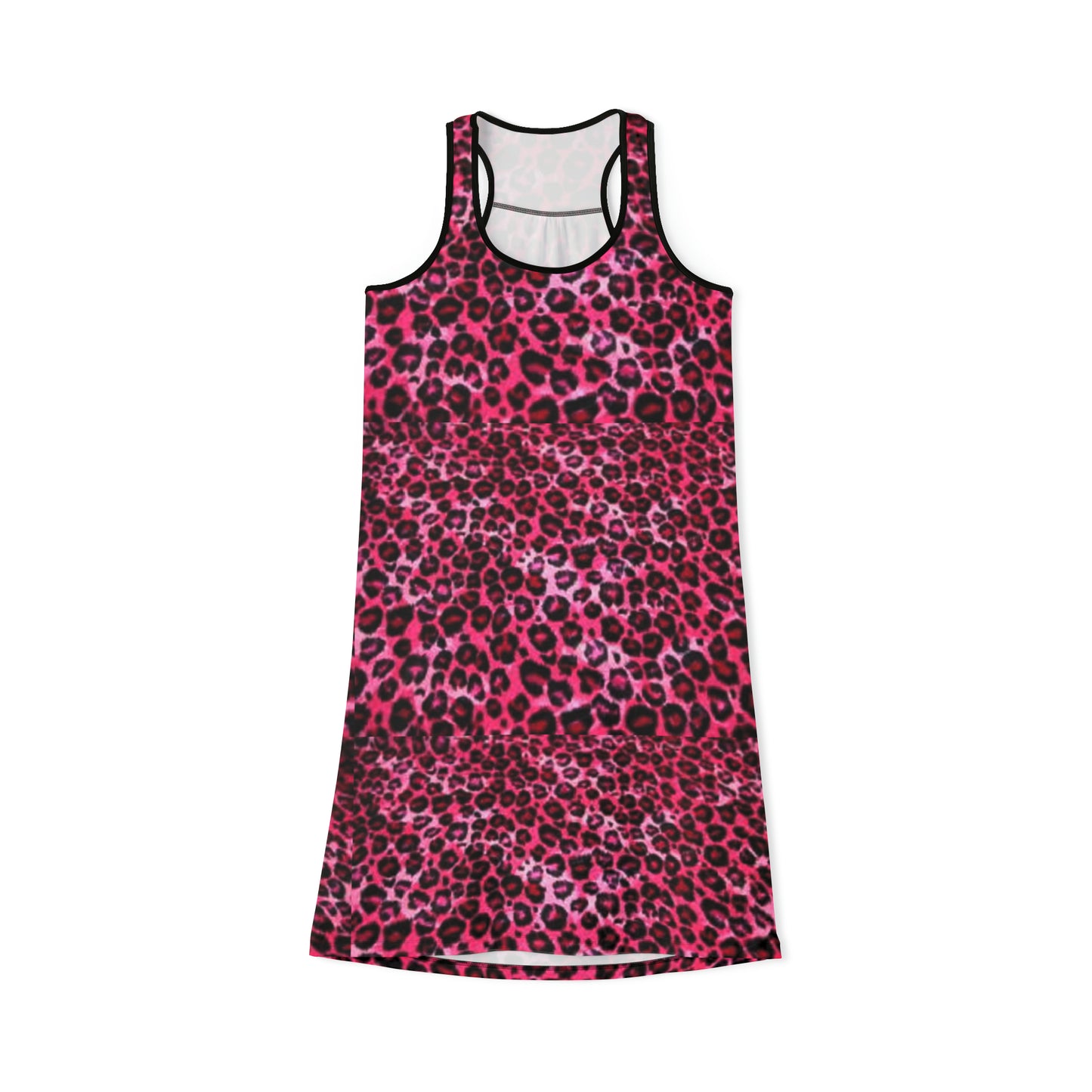 Women's Racerback Dress “Pink Leopard”