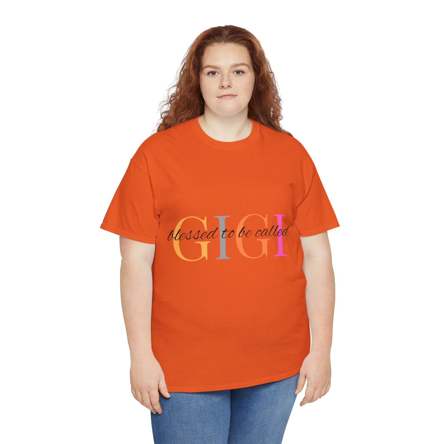 Unisex Heavy Cotton Tee "Blessed GiGi"