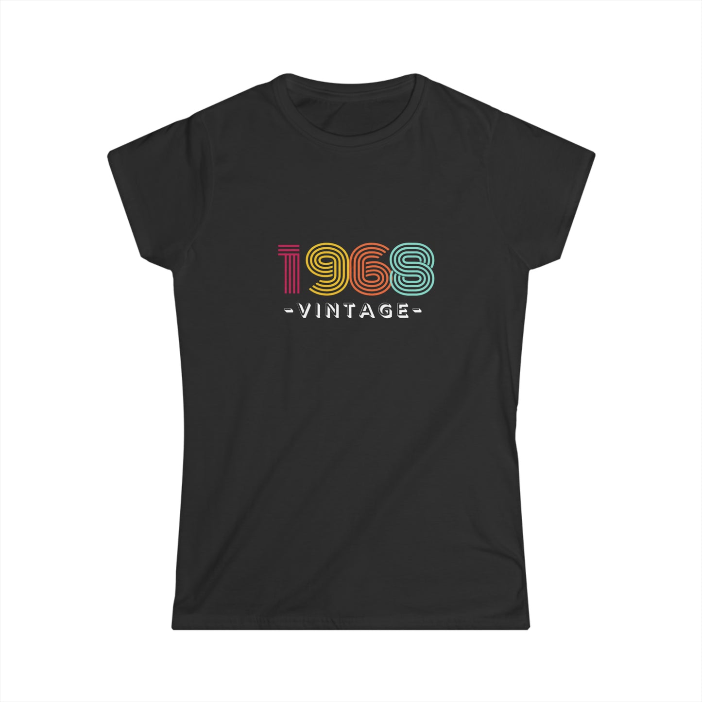 Women's Softstyle Tee "Vintage + Year"