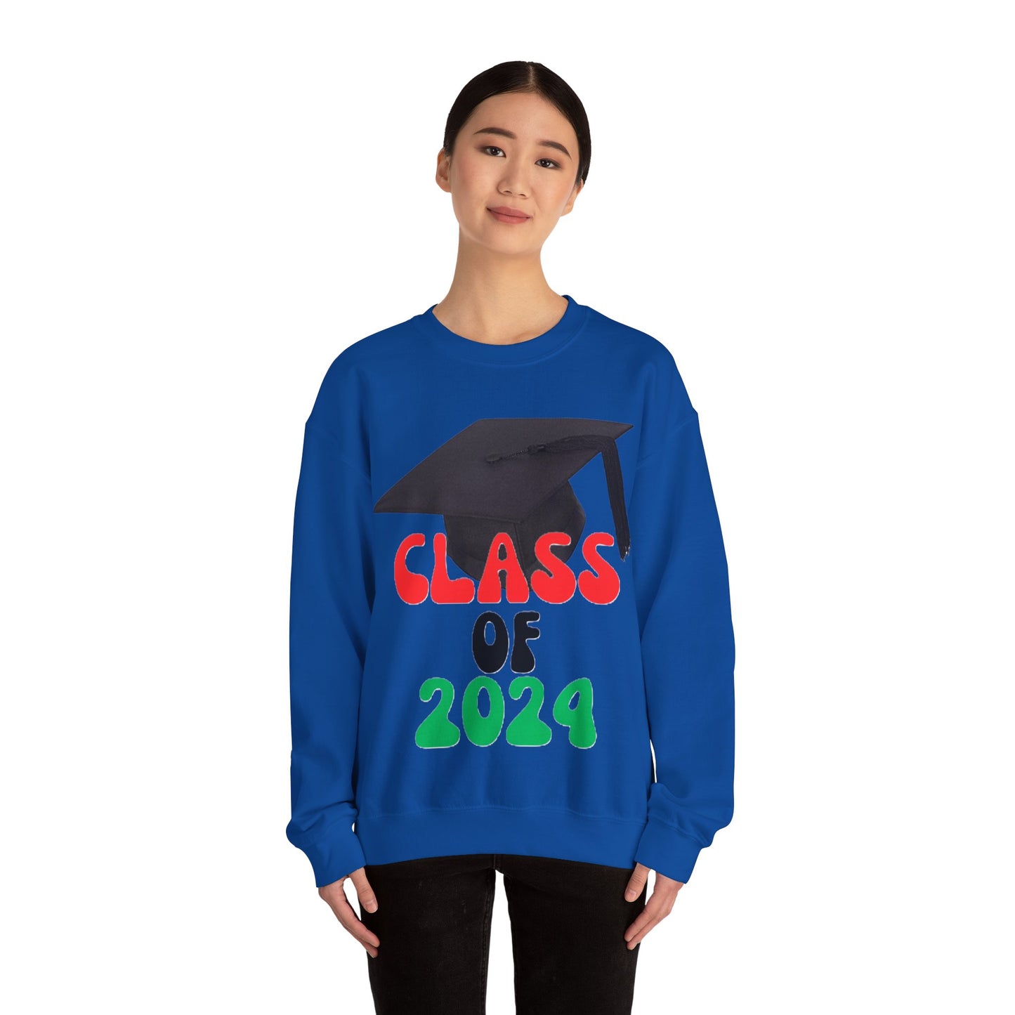 Unisex Heavy Blend™ Crewneck Sweatshirt "Class of 2024"