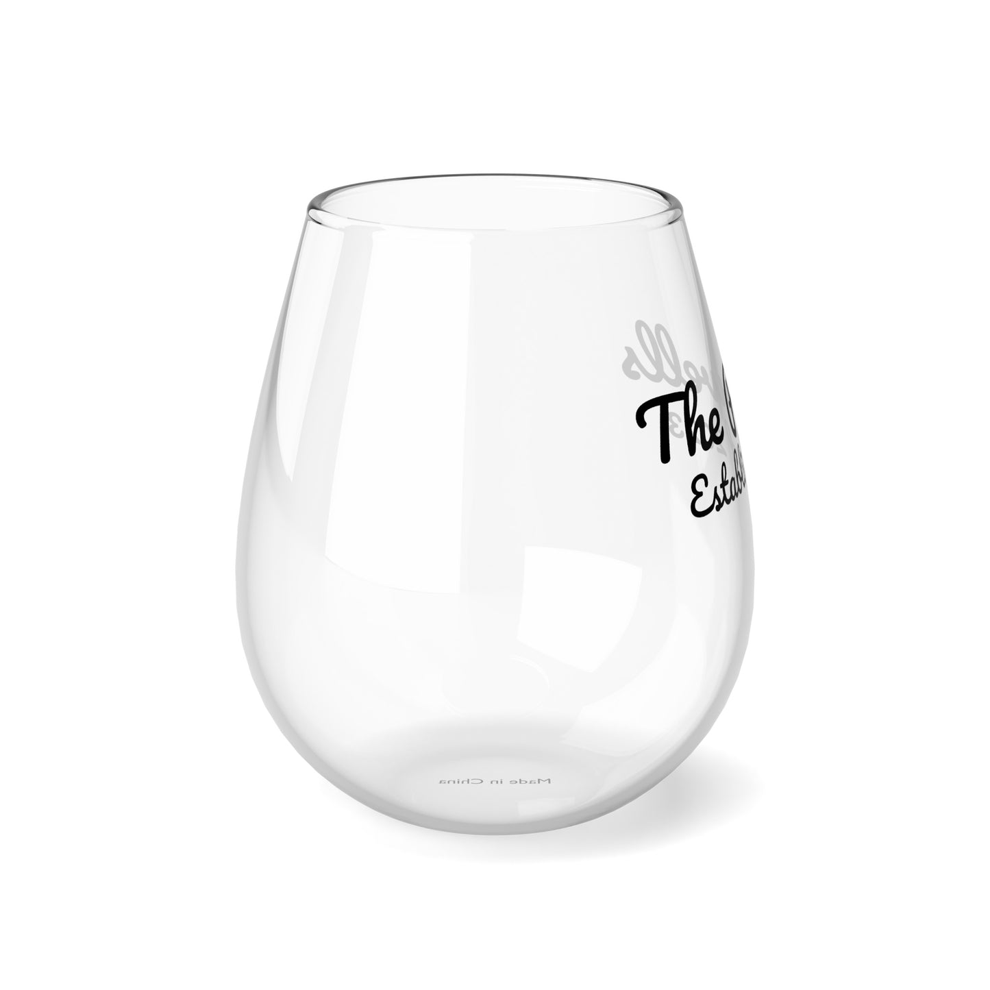 Personalized Stemless Wine Glass, 11.75oz