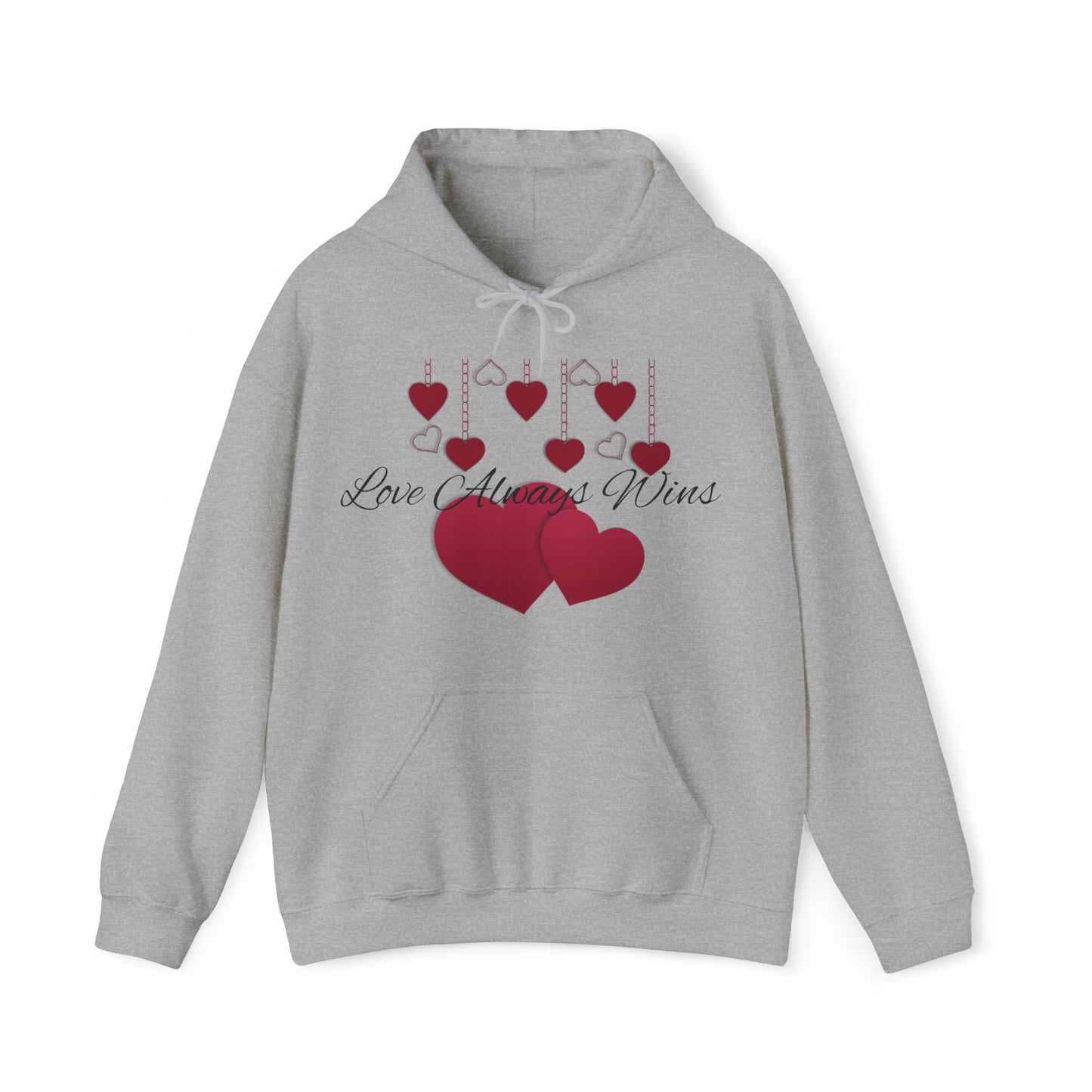 Sudadera con capucha de mujer “El amor siempre gana"