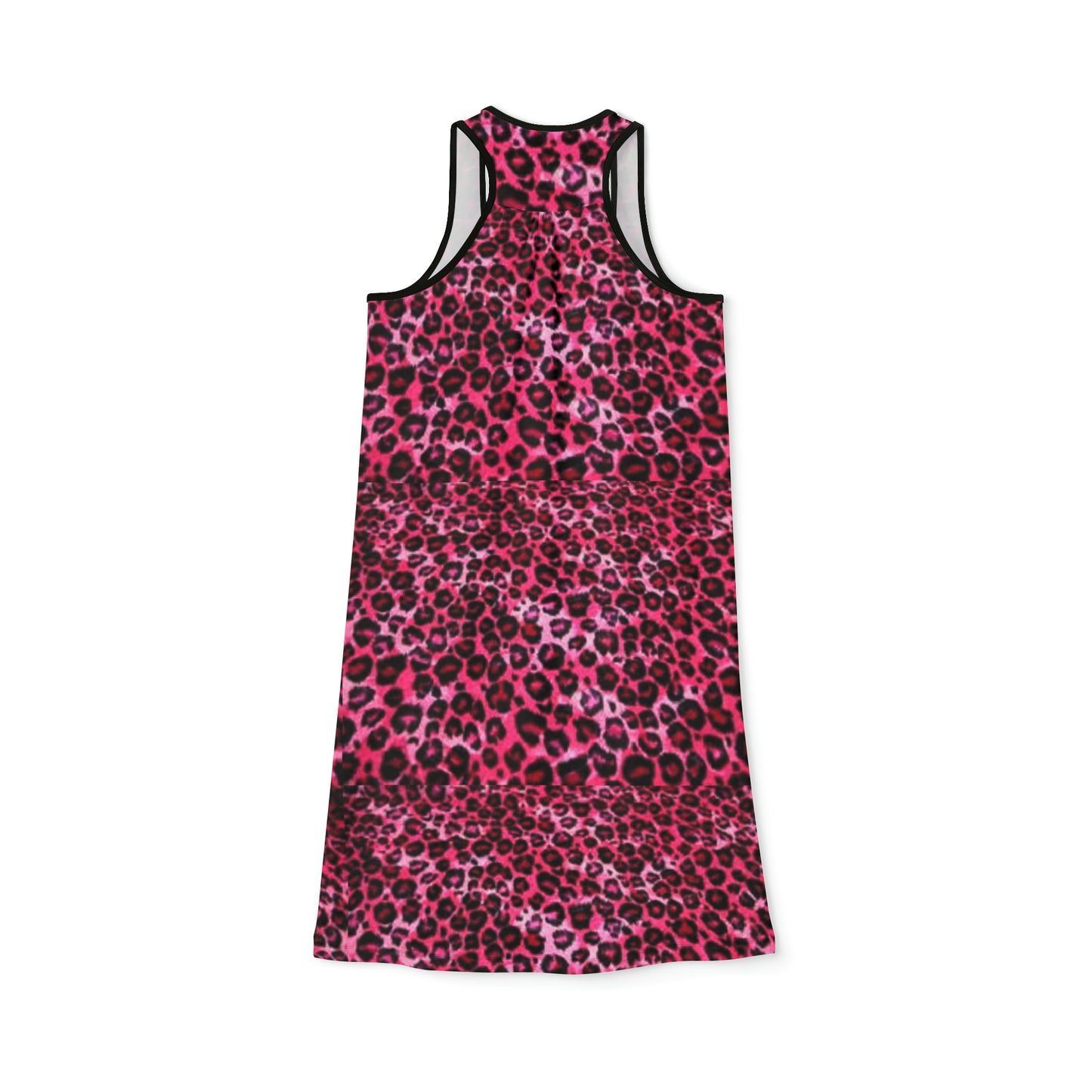 Women's Racerback Dress “Pink Leopard”